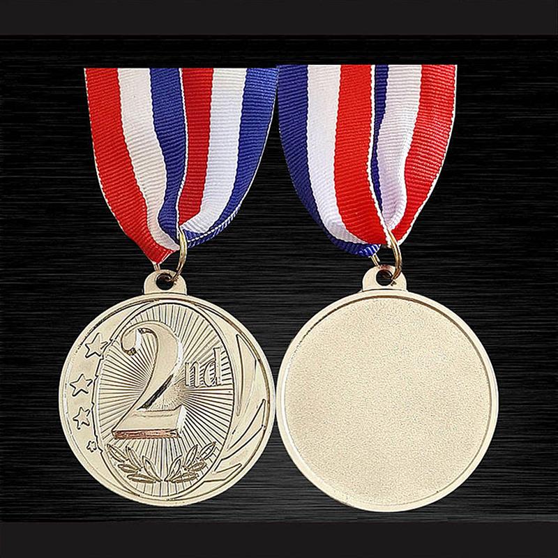 1 шт. Медали Победителя Металлические Медали для Наград Соревнований Награды для Учеников С Лентой на Шею для Школьной Церемонии Награждения