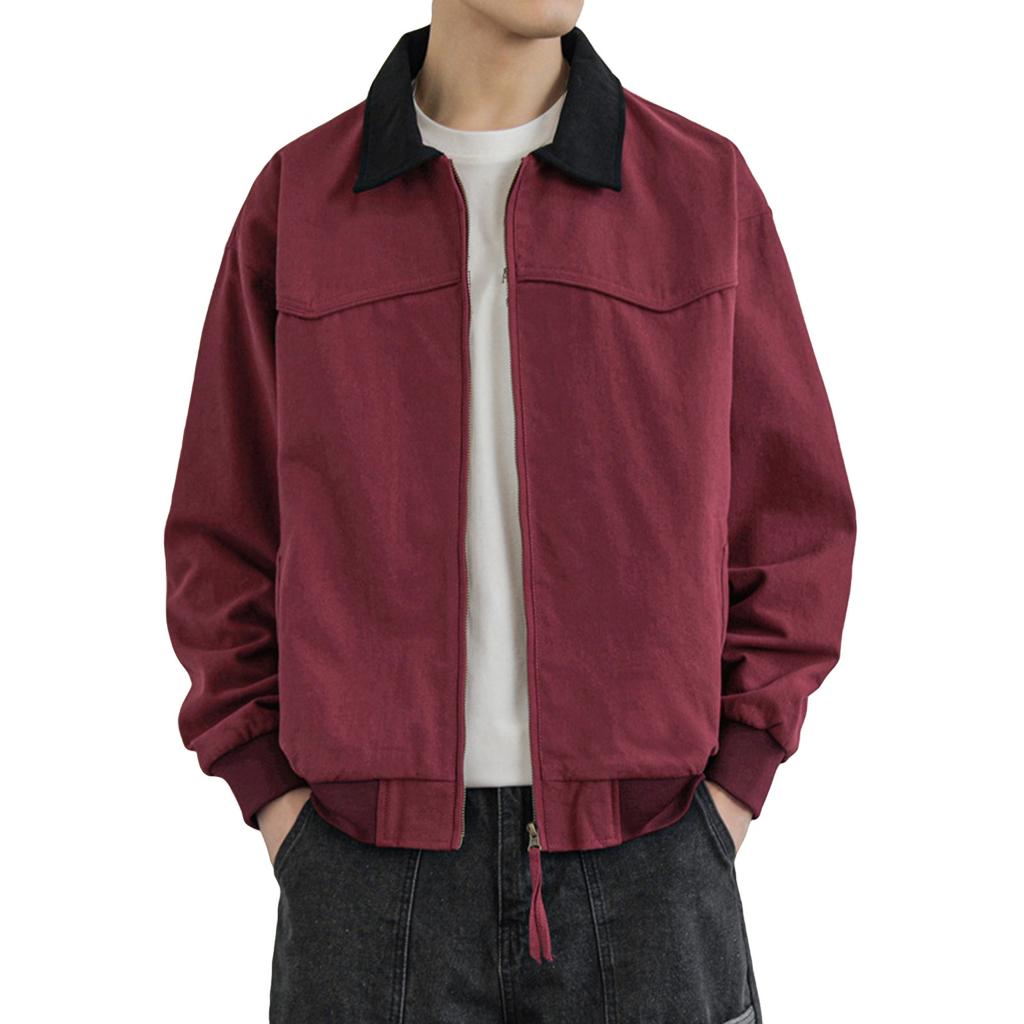 Men's Solid Color Camouflage Outdoor Sports Jacket Men's Pocket Button Casual Jacket