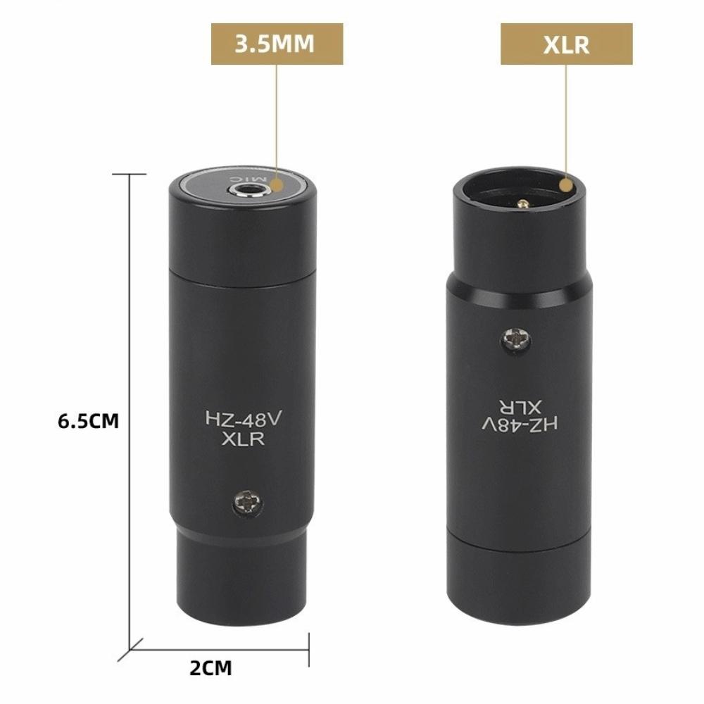 20-16000Hz 48V Phantom Power 3 Pin XLR Male Microphone Power Supply for Condenser Mic