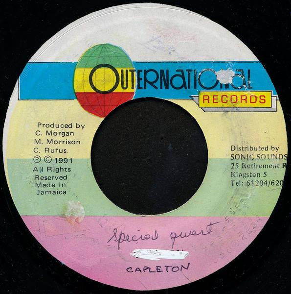 7-дюймовая пластинка CAPLETON Специальный гость НЕТ Outernational R 1991 Ямайка Регги Ска Даб Б/у