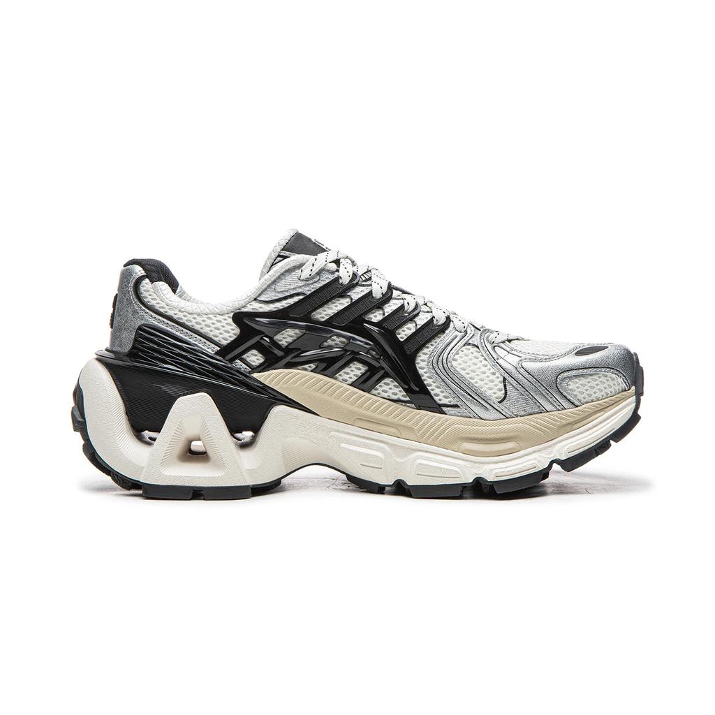 Li Ning Lijun Ace 3.0 Крутые Модные Спортивная Одежда Устойчивые Дышащие Низкие Папины Кроссовки Мужские кроссовки Белый Черный Серебристый AZGW307-4