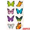 100-500pcs Creative Butterfly Decorative Stickers Gift DIY Phone Case Clipbook Water Cup Notebook stationery Stickers