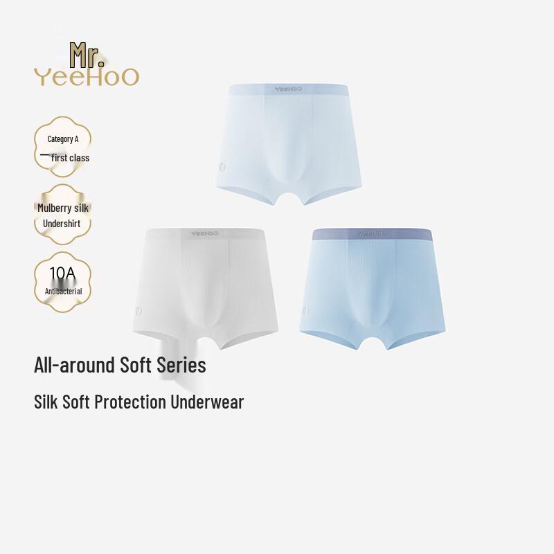 YEEHOO Children's & Teen's Breathable Underwear 3-Pack
