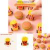 Creative French Fries Burger Design Children Inertia Toy Car For Toddlers And Preschoolers
