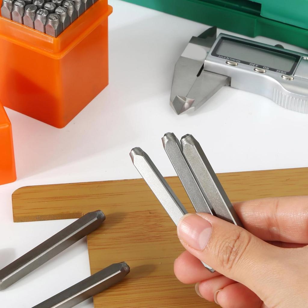 37 Pcs Letter Punch Set Number Stamping Set Stamping Tool For Leather Crafting Jewelry Engraving And Metal Stamping