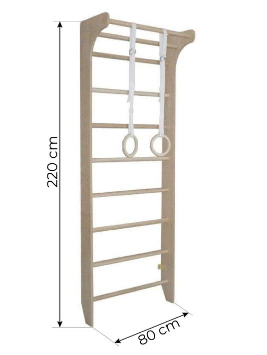 Гимнастическая лестница для малышей деревянная