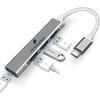 F5 SmartTech 4-в-1 Type C 4 порта Высокоскоростной USB-хаб 3.0
