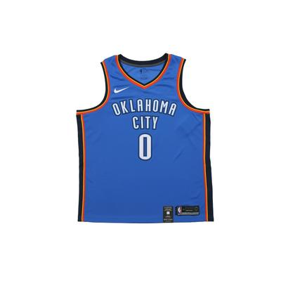 Баскетбольная майка NBA SW Fan Edition с круглым вырезом и буквенным номером, без рукавов, мужская майка, сигнально-синяя 864497-403