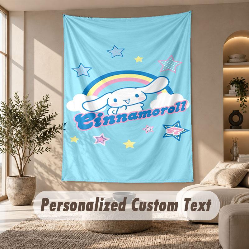 Wall Hanging Tapestry Art Cloth Bedroom Room Background DecorCinnamoroll