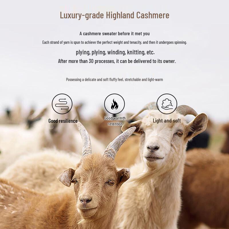 ROMON Мужской легкий свитер с высоким воротом из чистого кашемира