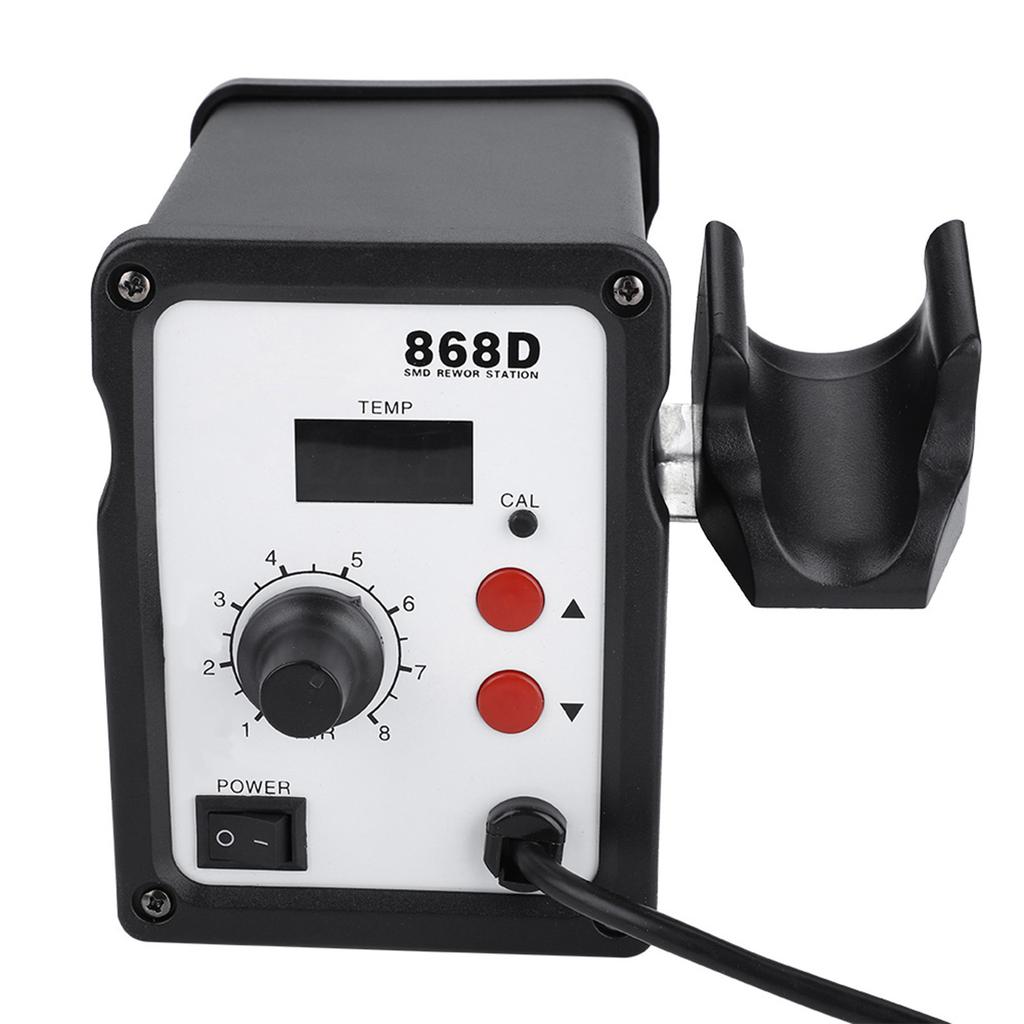 868D 700W Digital Display Hot Air Gun Heat Gun Rework Station with 5 Nozzles