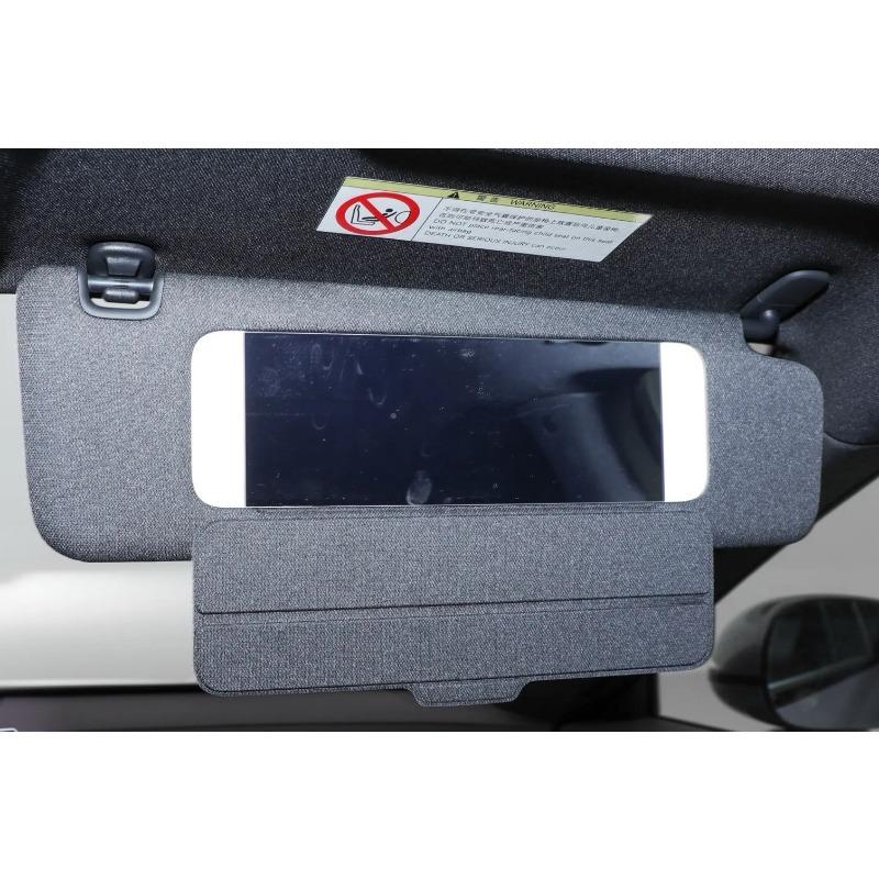 Sun Visor with Makeup Mirror Shade Magnetic Fabric Suede Left Right for Xiaomi SU7 Brand New