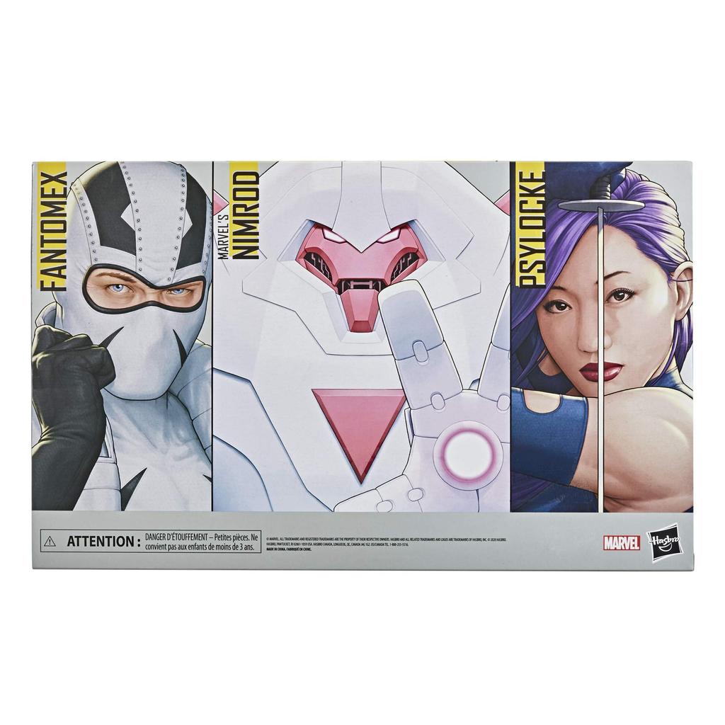 Marvel Marvel Legends Series Psylocke Nimrod Fantomex Action Figure Set E9298 Genuine Product & & 6-inch