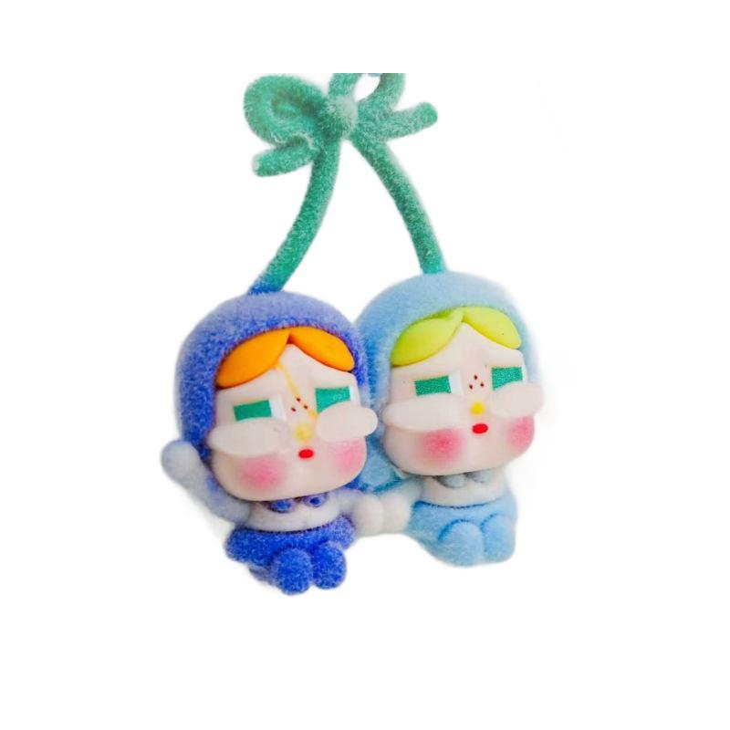 Смоляная мультяшная фигурка «Плачущая вишня» – Милое украшение для стола и автомобиля