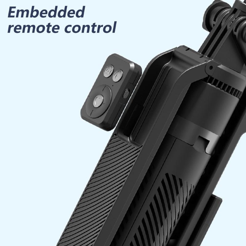 Алюминиевый штатив для телефона с Bluetooth-совместимым пультом, выдвижной, высота 1,8 м, для создателей контента