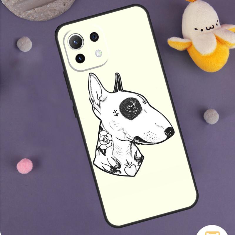 Чехол для собаки Английский Бультерьер для Xiaomi 15 14 Ultra 13T 14T 15T 17 Pro Max POCO F8 Ultra X5 X6 X7 F5 F6 F7 Pro