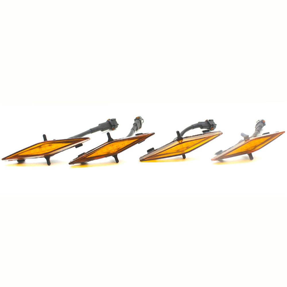 4 шт. Янтарные светодиодные фонари, комплект передних ламп для решетки радиатора для Toyota 4Runner, 2014-2021 гг.