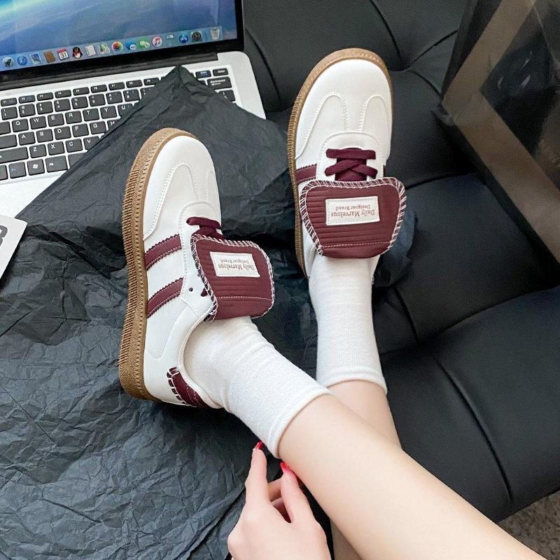 Retro Fashion Leopard Shoes for Women Breathable Leather Flat Shoes Men Non-slip Lace-up Skate Shoes Casual Zapatos Para Mujeres