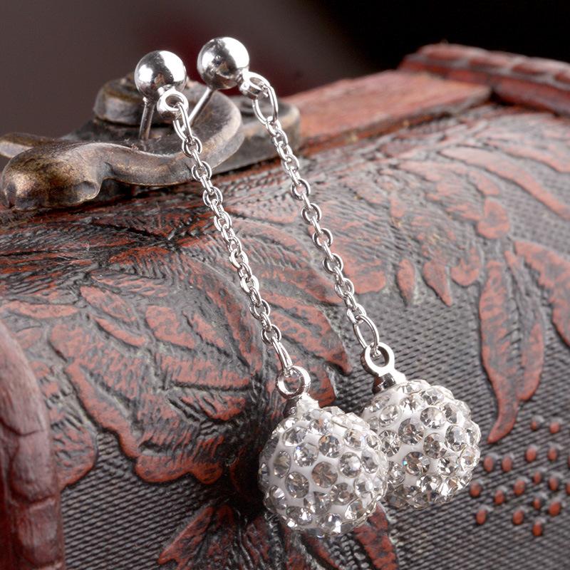 Серьги-гвоздики с серебряным покрытием «Темперамент», женские модели, серьги-гвоздики «Шамбала принцесса» с бриллиантами, серьги, персонализированные серьги.