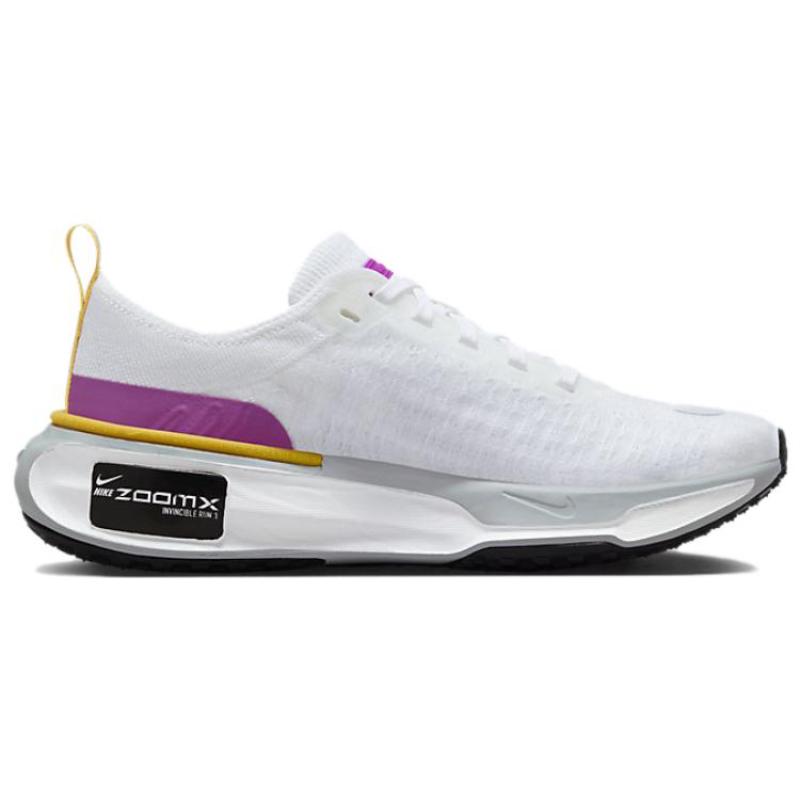 Nike ZoomX Invincible Run 3 Белые Яркий Пурпурный Женские Кроссовки повседневные DR2660-101
