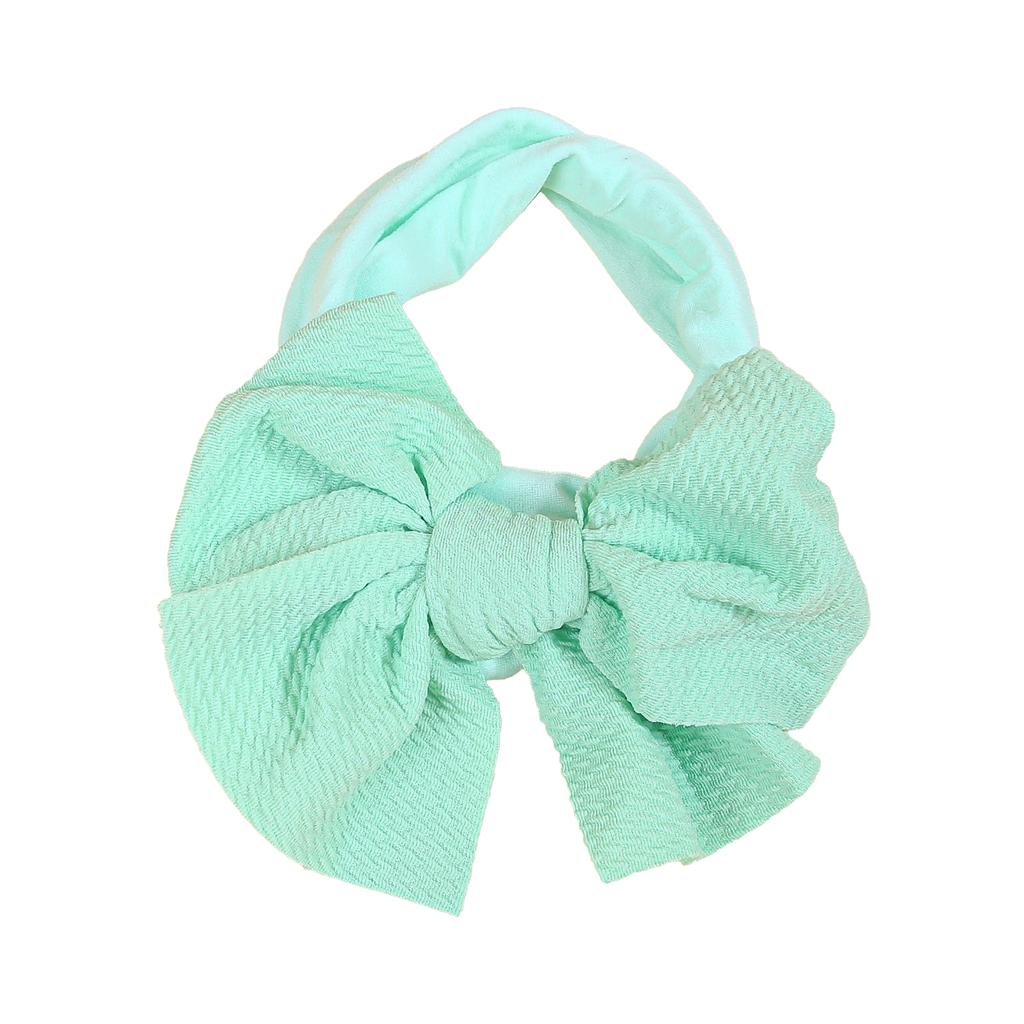 5-дюймовые тканевые банты для волос для детских повязок на голову, эластичные мягкие повязки на голову для новорожденных для маленьких девочек, детский тюрбан, детские аксессуары для волос