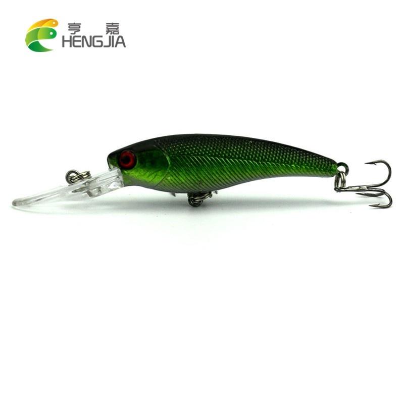 1 шт. HENGJIA Minnow Bait Лодка Рыболовная приманка Пластиковый воблер Рыболовные снасти 8 г/0,28 унций