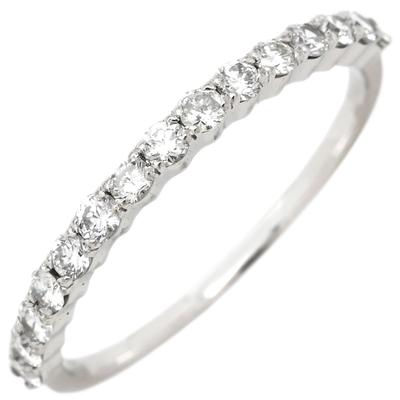 NON BRAND - Diamond 0.3ctRing Ring K18WG/diamond #8.5(JP Size) Array