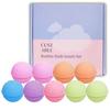 Customizable Bubble Bath Bomb 9-piece Set, 1 Set, 640g