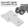 Electric Speed Controller Plate Upgrade Accessories Fit for RGT 136100 1 10 Crawler RC CarSilver