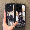 Чехол для телефона с аниме Мариной Китагавой Для iPhone 17 16 15 14 13 12 11 Pro Max Plus Черный Полное покрытие ТПУ