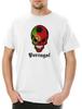 Classic Football Portugal Skull Flag Men's T-Shirt Hooligan Skull Banner