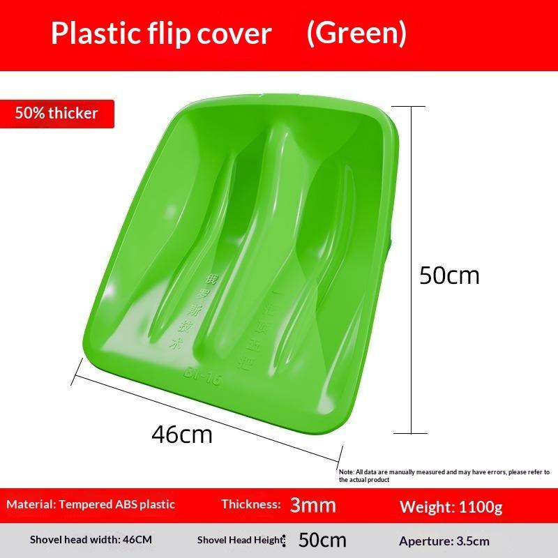 Heavy Duty Multifunctional Thickened Plastic Shovel Snow Grain Shovel for Gardening Work Winter Ice Clearing Farm Use