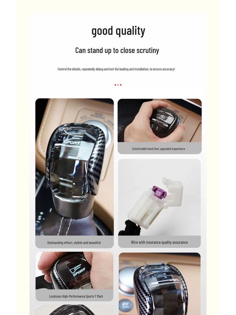 Комплект для модификации рычага переключения передач Lexus ES/RX/NX/IS/GS с механизмом против скольжения