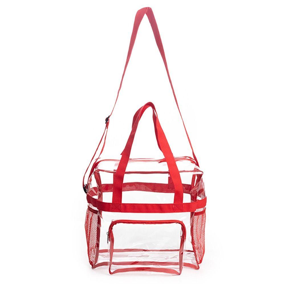Stadium Approved Large Capacity Clear Bag Travel Mini Shoulder Bag Unisex Transparent Purse