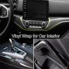 7D Виниловая пленка под карбоновое волокно для салона автомобиля, декоративная наклейка, защитная пленка от царапин, универсальная самоклеящаяся отделка для стайлинга автомобиля