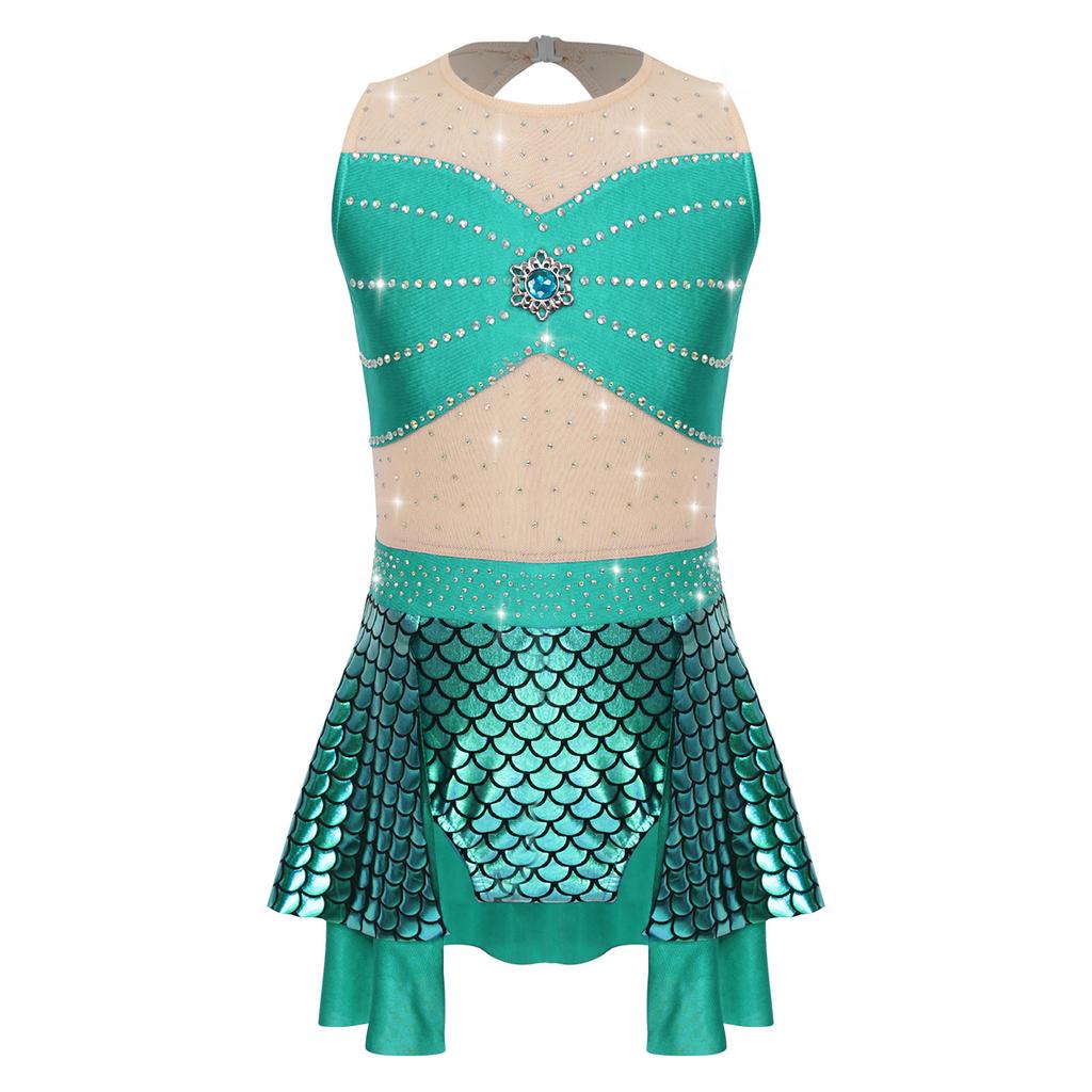 Girls Mermaid Princess Dress Up Costume