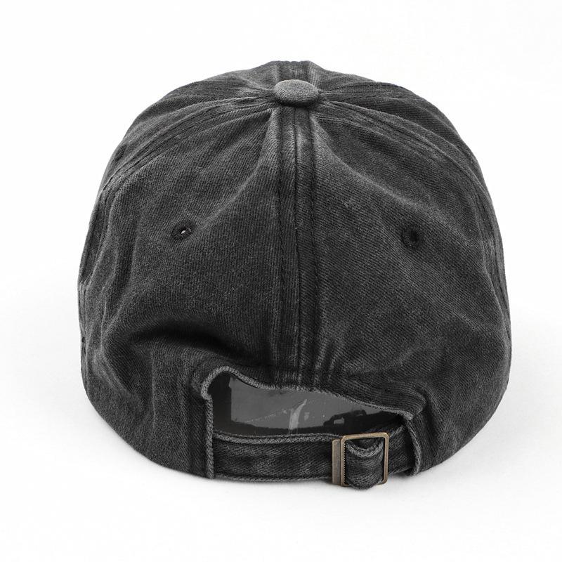 Peach Heart Embroidered Vintage Spring Summer Baseball Hat Women's Thin Style Couple Soft Top Duck Tongue Hat Men