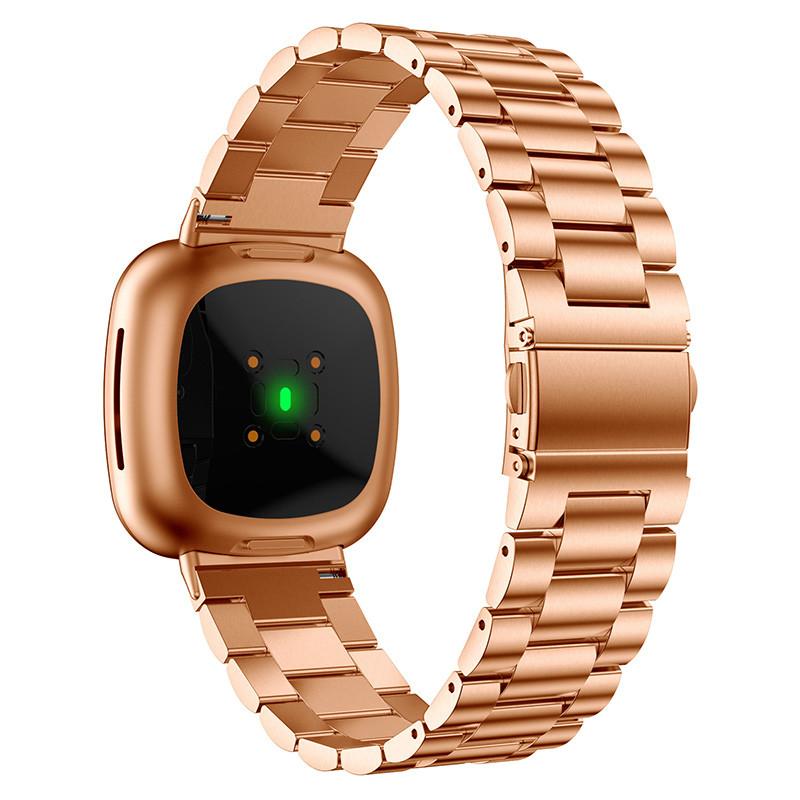 Металлический ремешок для часов Fitbit Versa 4/Sense 2 Ремешок для Fitbit Versa 3 2 Классический браслет Сменные аксессуары для браслета