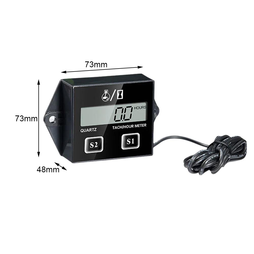 1 комплект бензиновый двигатель тахометр мотоцикл скорость таймер пляж велосипед моторная лодка газонокосилка универсальная версия
