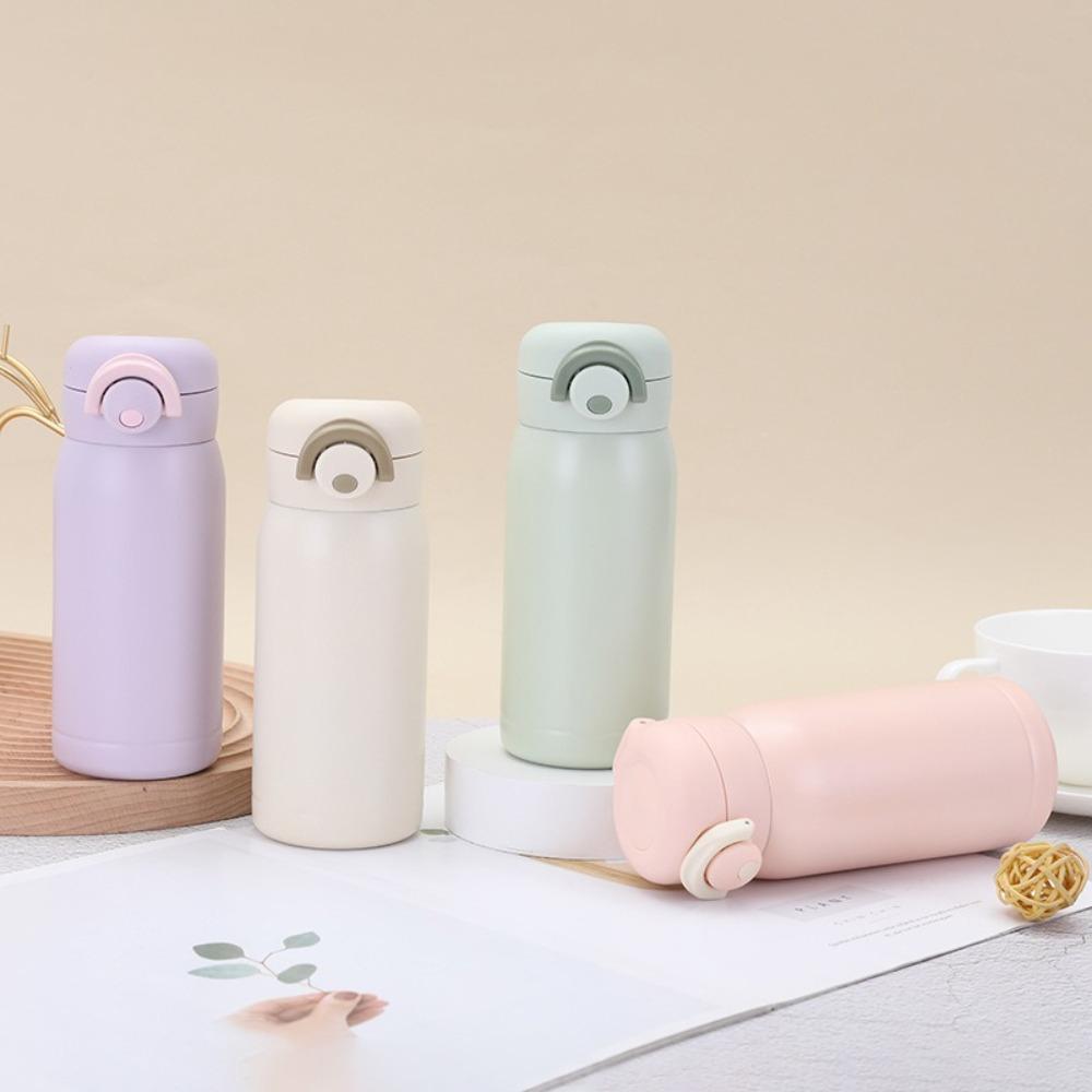 Portable Vacuum Bounce Cup 220ML/350ML Children's Thermal Cups Gifts Pocket Cups
