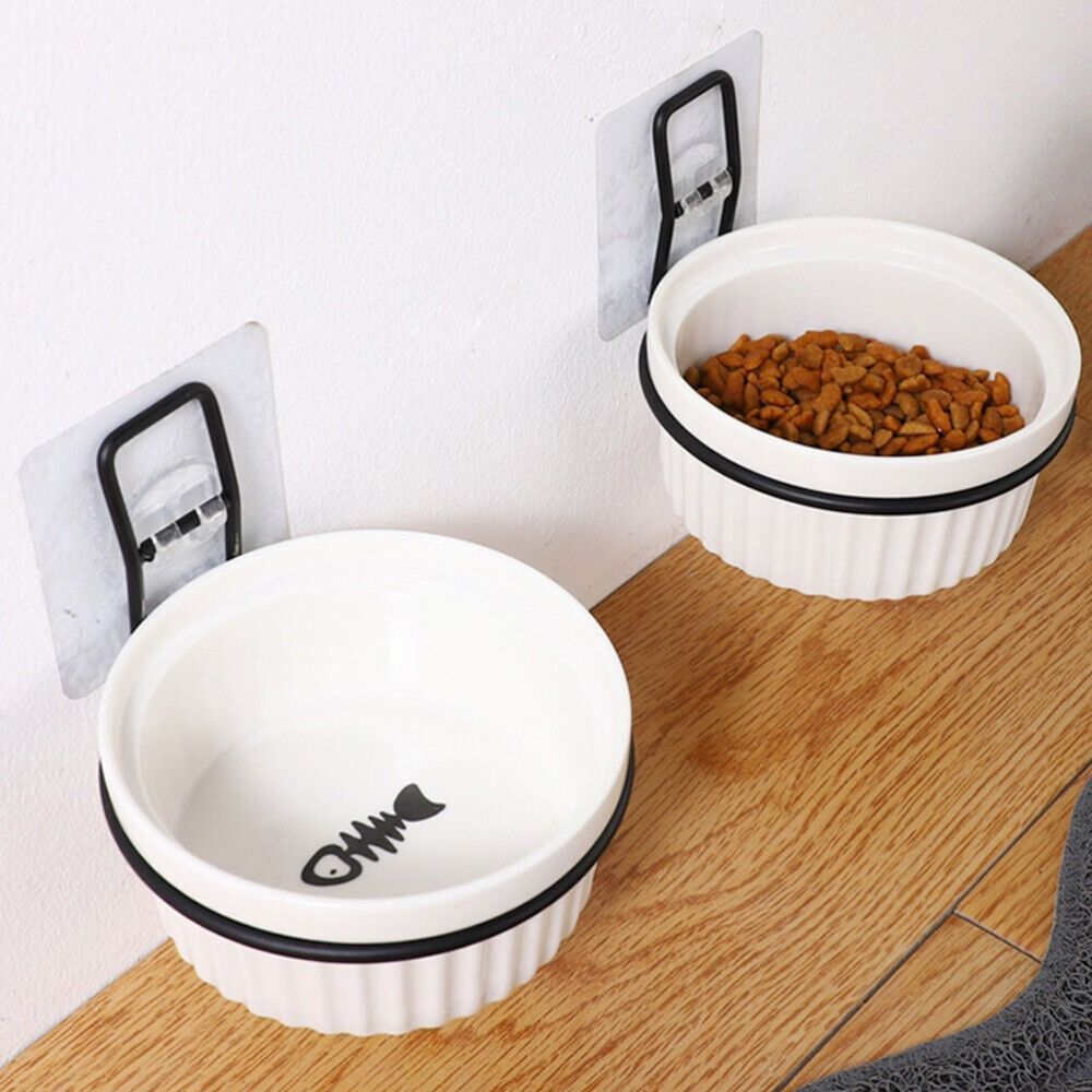 Настенная полка для кормушки для собак, железный держатель для мисок, прочная подставка для миски для кормления, дом