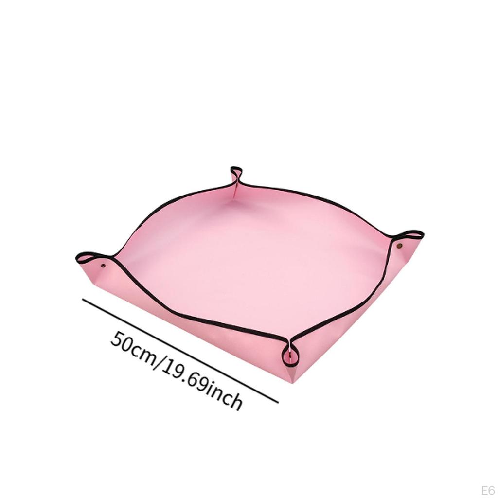 Mat for Repotting, Foldable Design with Mess Control Features