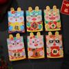 6Pcs/set Handmade Dragon Red Packet Cute Cartoon Red Bags 3D Print Red Envelope Birthday Gifts