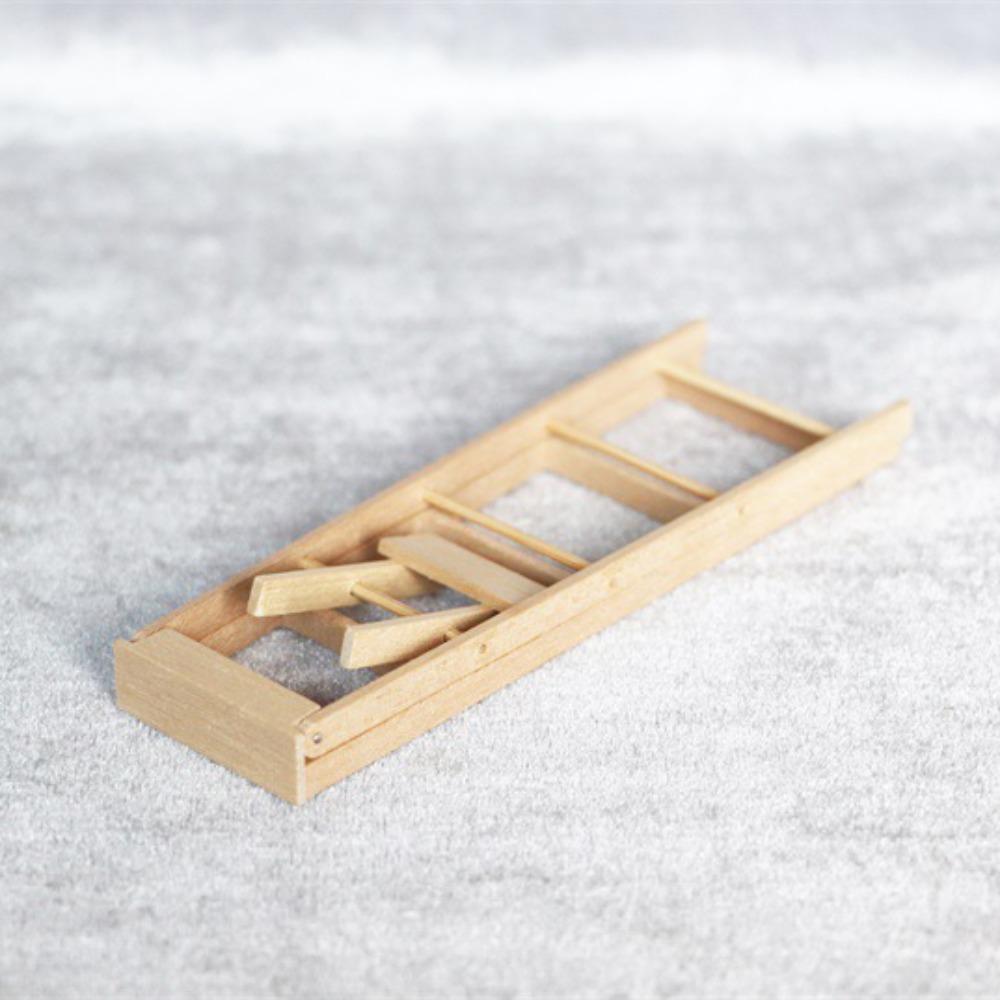 Wooden Wooden Ladder Dollhouse Miniature Model Creative Figurine Stairs Toys  Pretend Play Toys