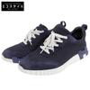 Bouncing Suede and Mesh H Logo Low-Top Sneakers, Men's Navy, Size 11 Shoes 43 1/2 NavyUsed
