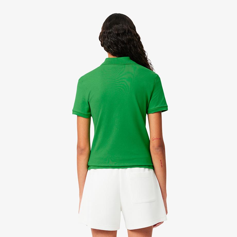 Lacoste Женская приталенная футболка-поло с 4 пуговицами PF5462-55GSIW
