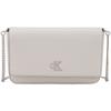 New Synthetic Material Shoulder Bag, Crossbody Bag Medium Women's Moon White 4K1027G-WGY