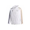 Real Madrid Printed Windbreaker Jacket Men Outerwear White GE1996