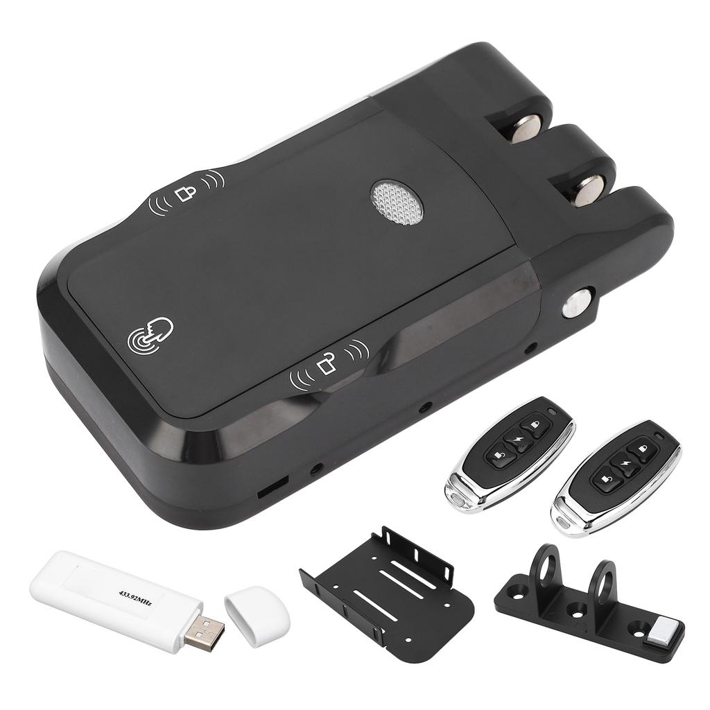 Smart Door Lock Wireless Keyless Invisible Electronic Lock Home Security Remote Control Deadbolt