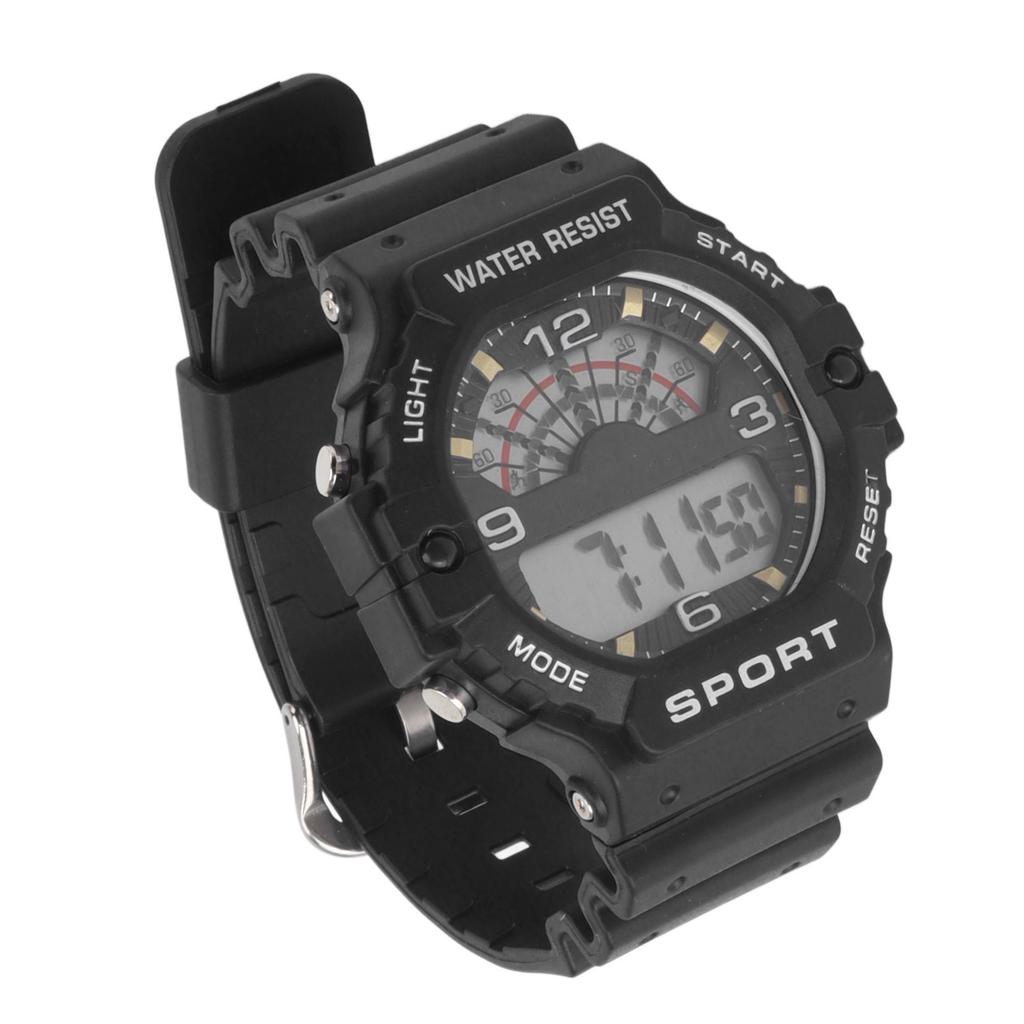 Спортивные мужские цифровые часы с хронографом на ремешке Классические винтажные квадратные мужские цифровые часы WR50M